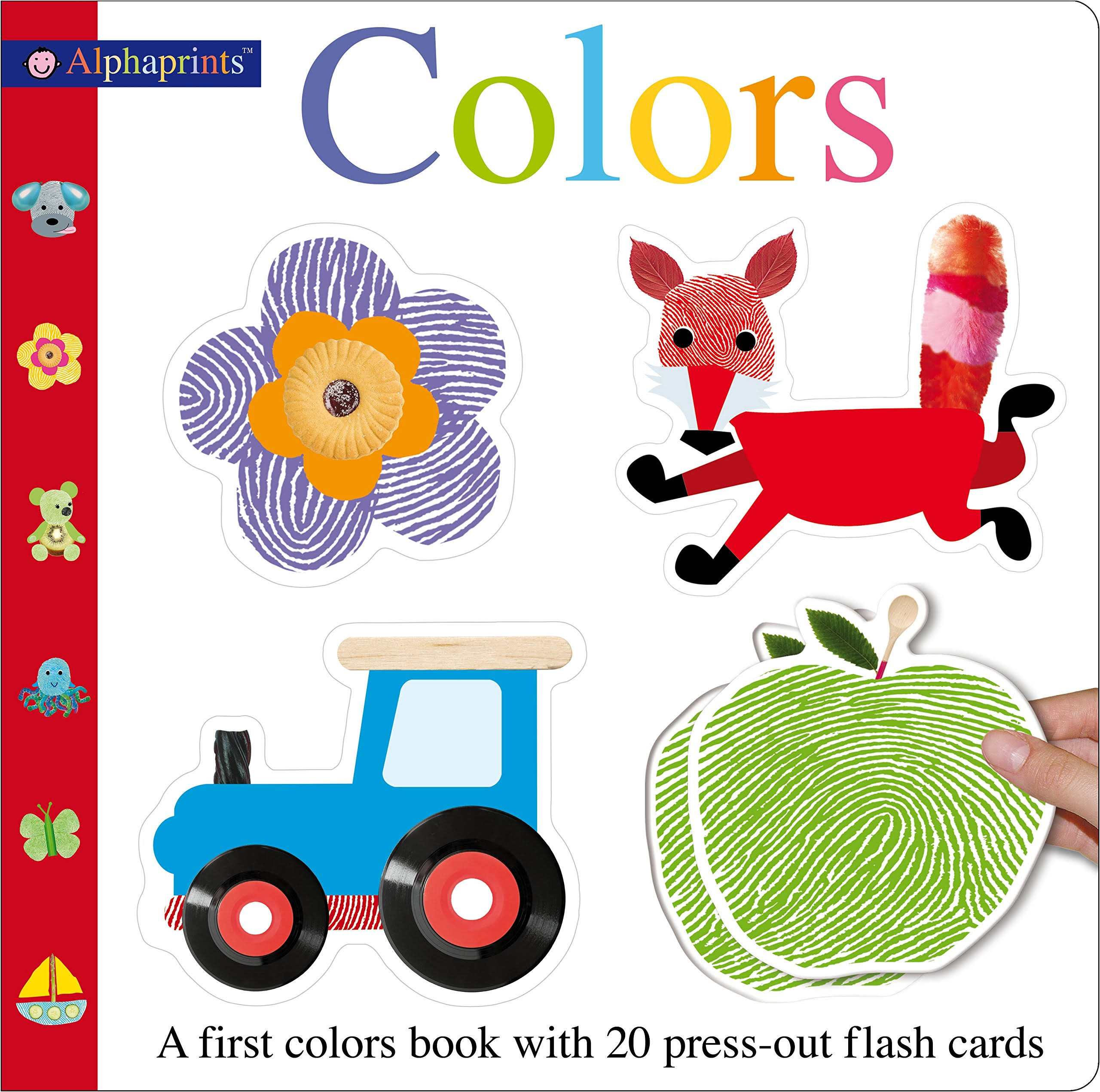 Alphaprints Colors Flash Card Book: A First Colors Book with 20 Press-out Flash Cards [Book]