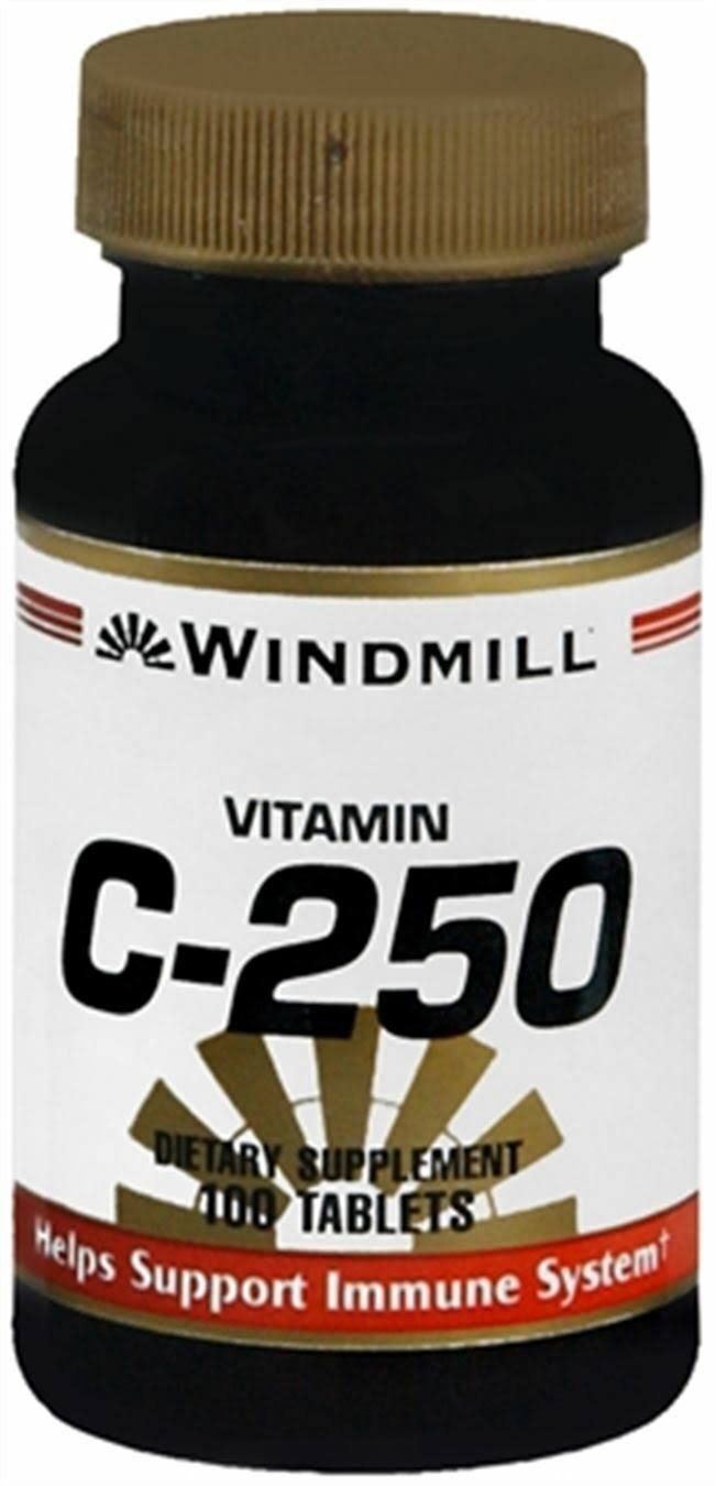 21st Century Vitamin C, 250mg, 100 Tabs (Pack of 1)