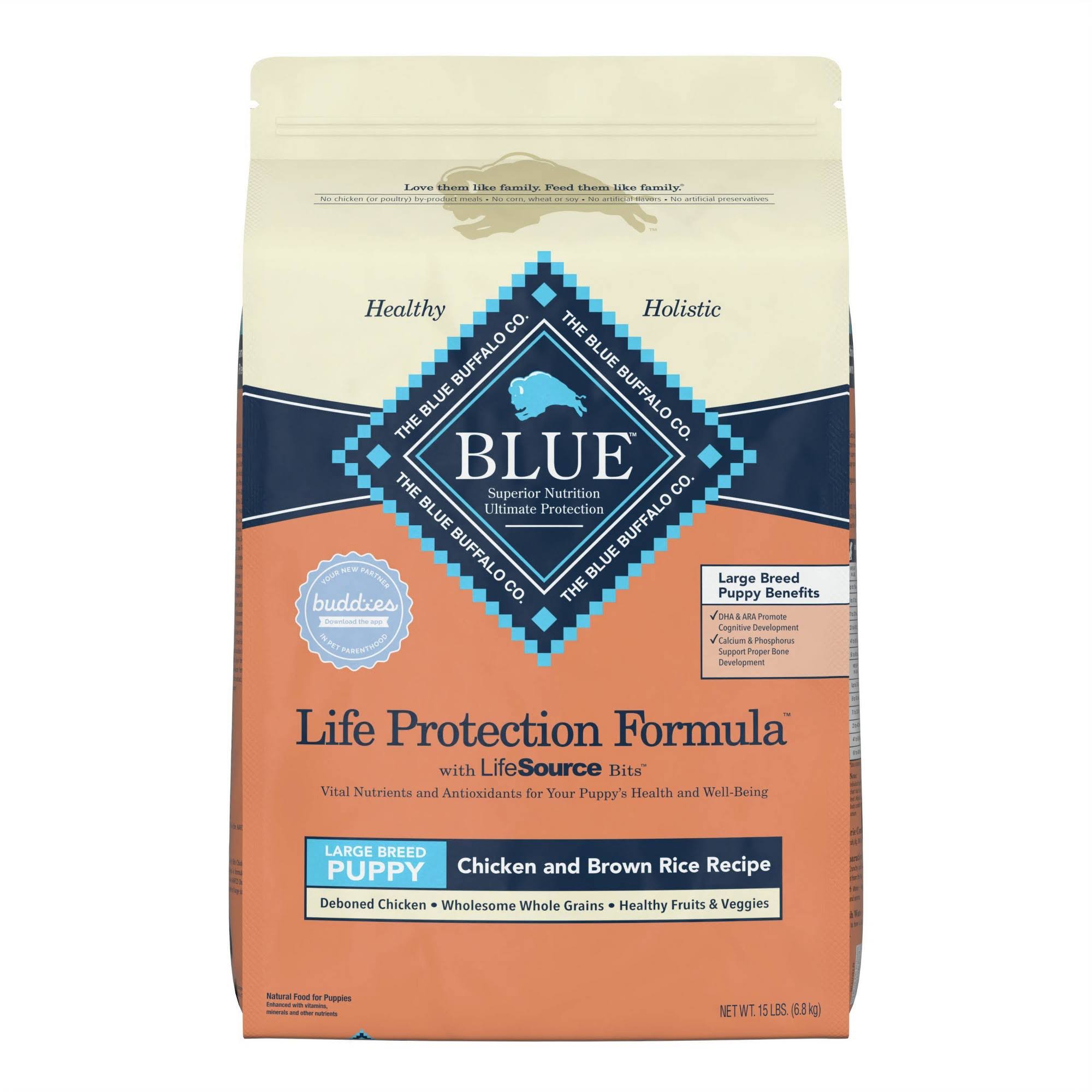 Blue Buffalo Life Protection Chicken and Brown Rice Dry Dog Food - 15lb