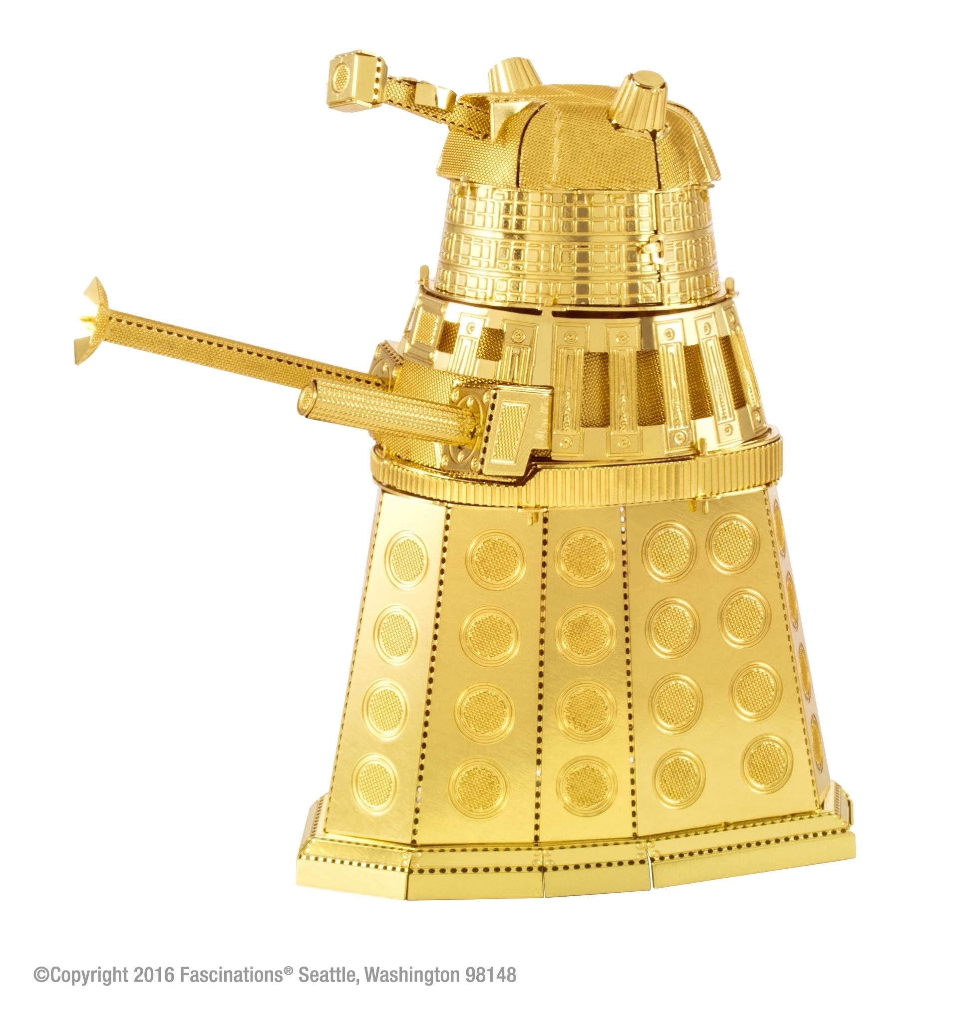 Metal Earth 3D Model Kit Doctor Who Gold Dalek