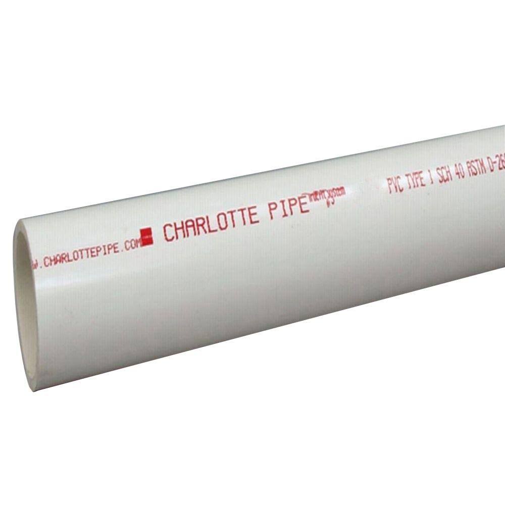 Charlotte Pipe Pvc Solid Pipe - 1 1/4 " x 2', Sch 40