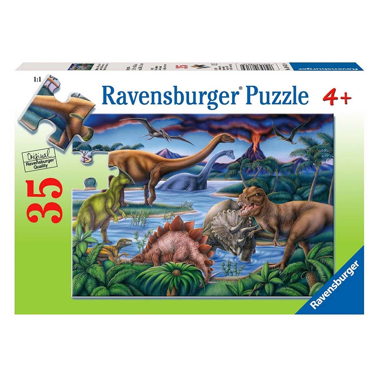 Ravensburger Dinosaur Playground Jigsaw Puzzle - 35 Piece