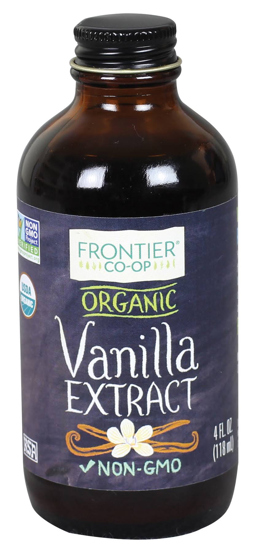 Frontier Organic Vanilla Extract - 4oz