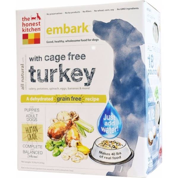 The Honest Kitchen Embark Grain-Free Turkey Dehydrated Dog Food