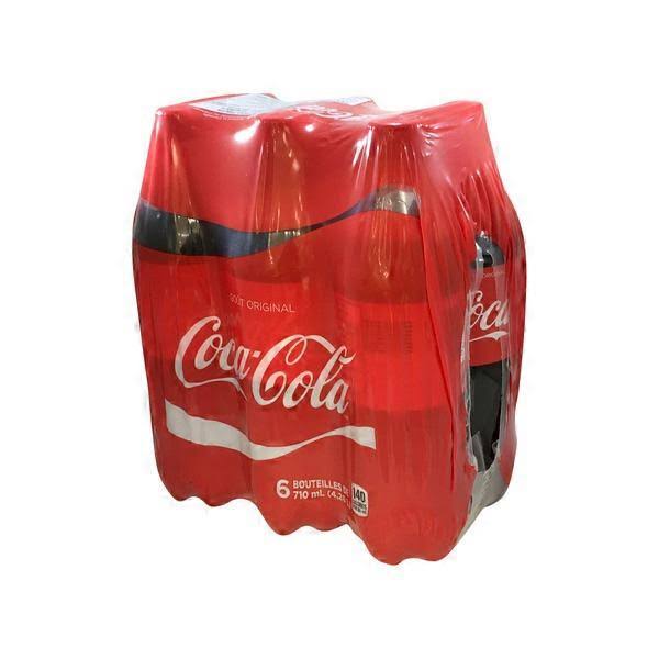Coca-Cola 710Ml Bottles, 6 Pack