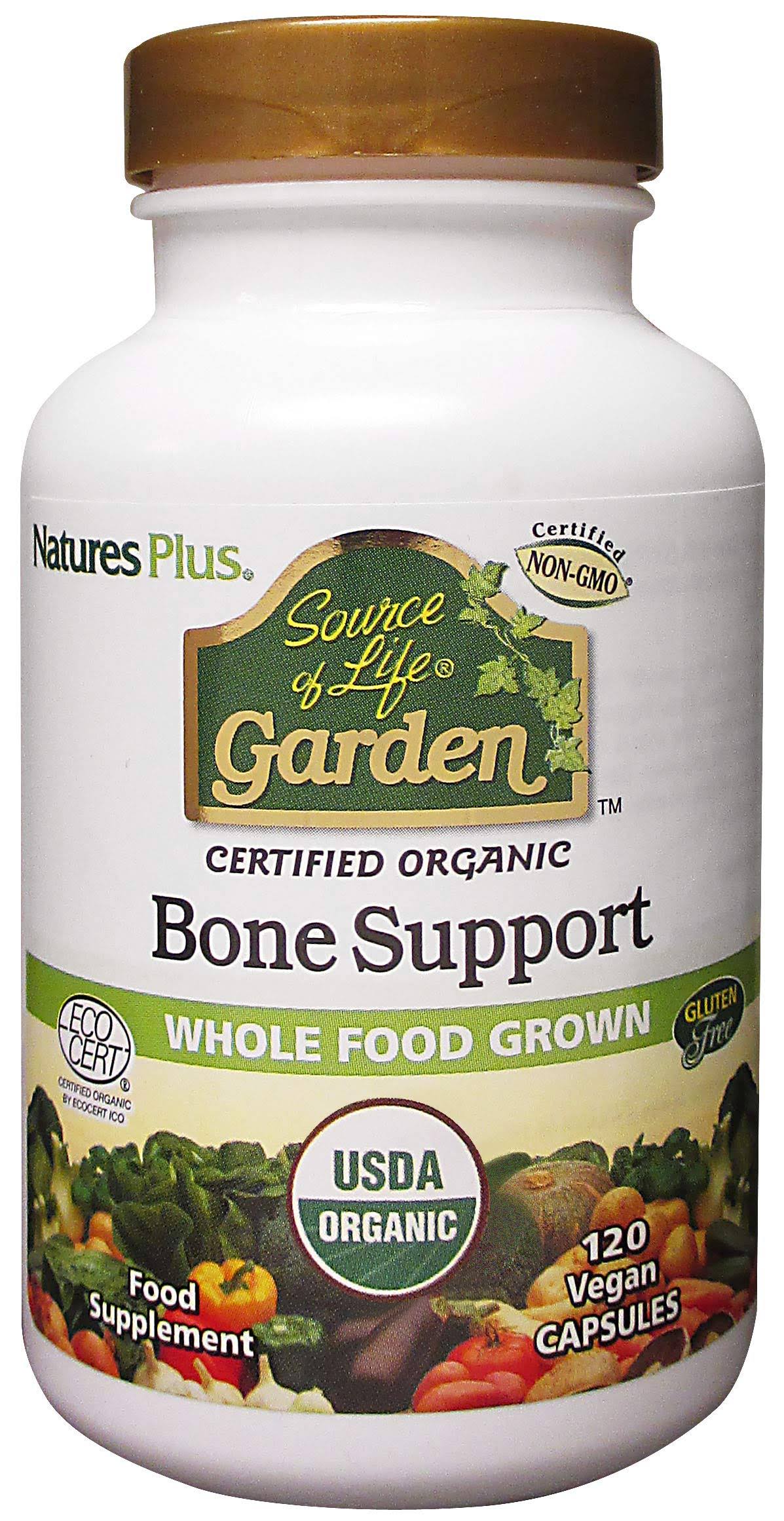 Nature's Plus Source of Life Garden Bone Support - 120 Vegan Capsules