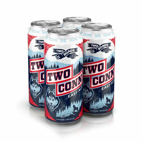 Two Roads TwoConn Easy Ale - 4pk (4 Pack 16oz cans)