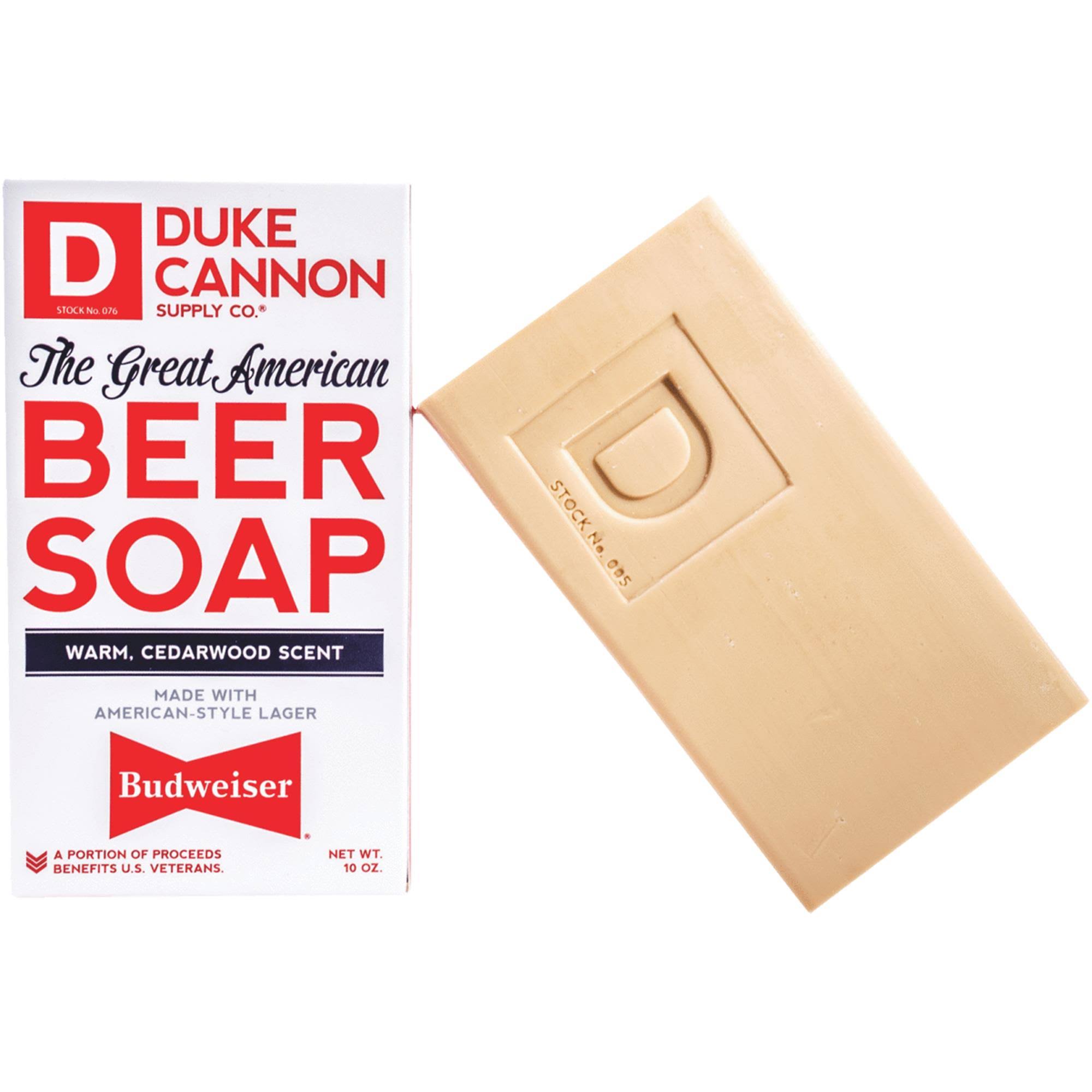 The Great American Beer Soap-Made with Budweiser