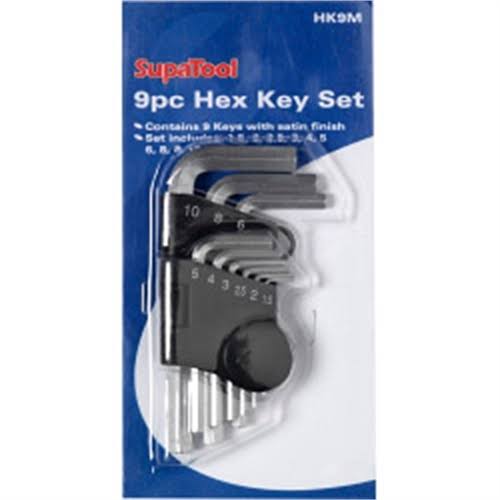 9 Piece Metric Hex Key Set #hhe