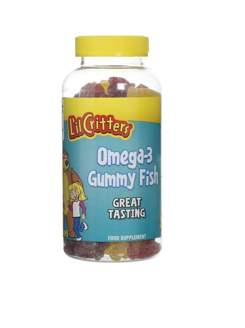 L'il Critters Omega 3 Gummy Fish 60's
