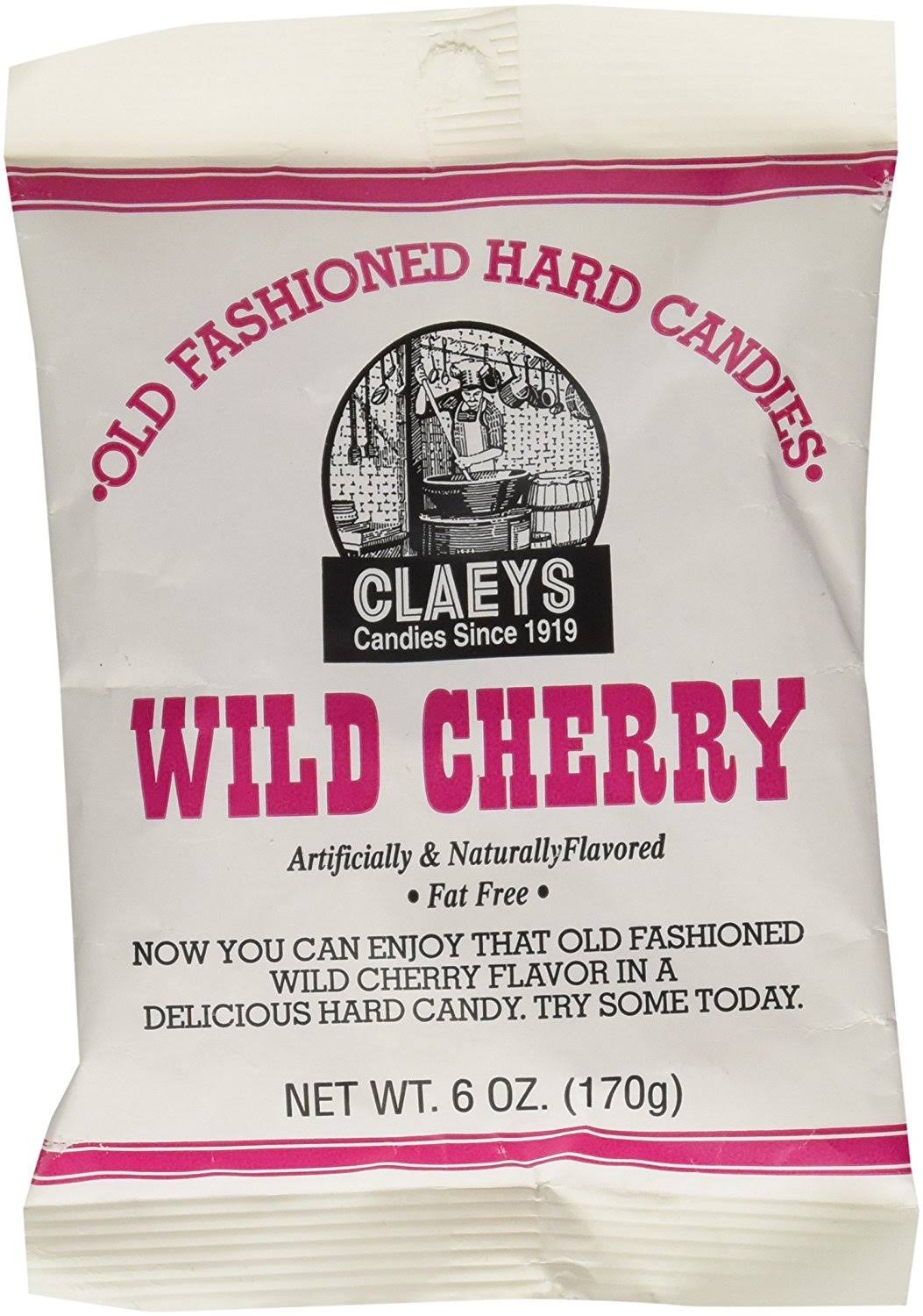 Claeys Old Fashioned Hard Candies - Wild Cherry, 6oz