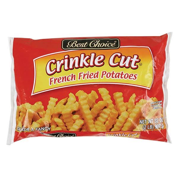 Best Choice Crinkle Cut French Fried Potato - 32 Ounces - Campbell's Foodland - Delivered by Mercato