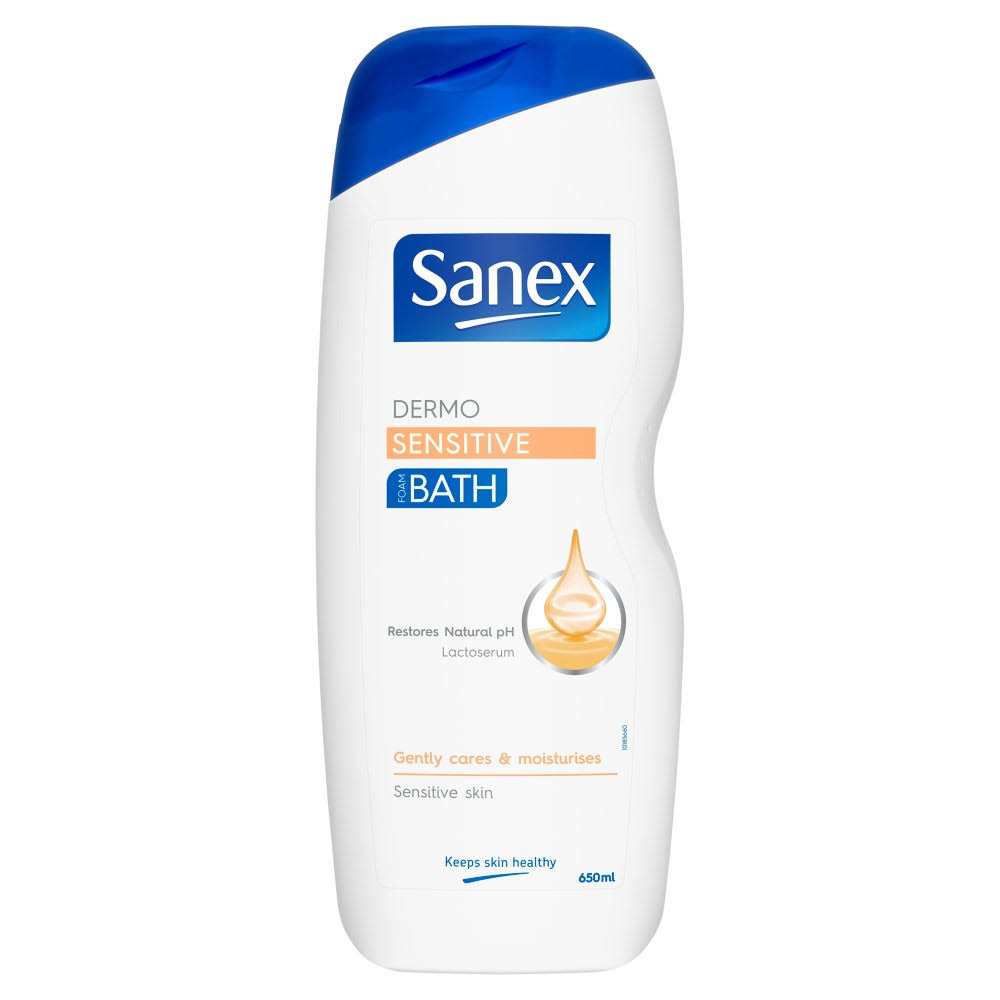 Sanex Dermo Sensitive Bath Foam 650ml