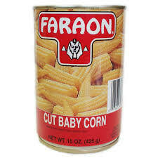 • Goods & Soups Canned Vegetables Faraon Cut Baby Corn 15 oz