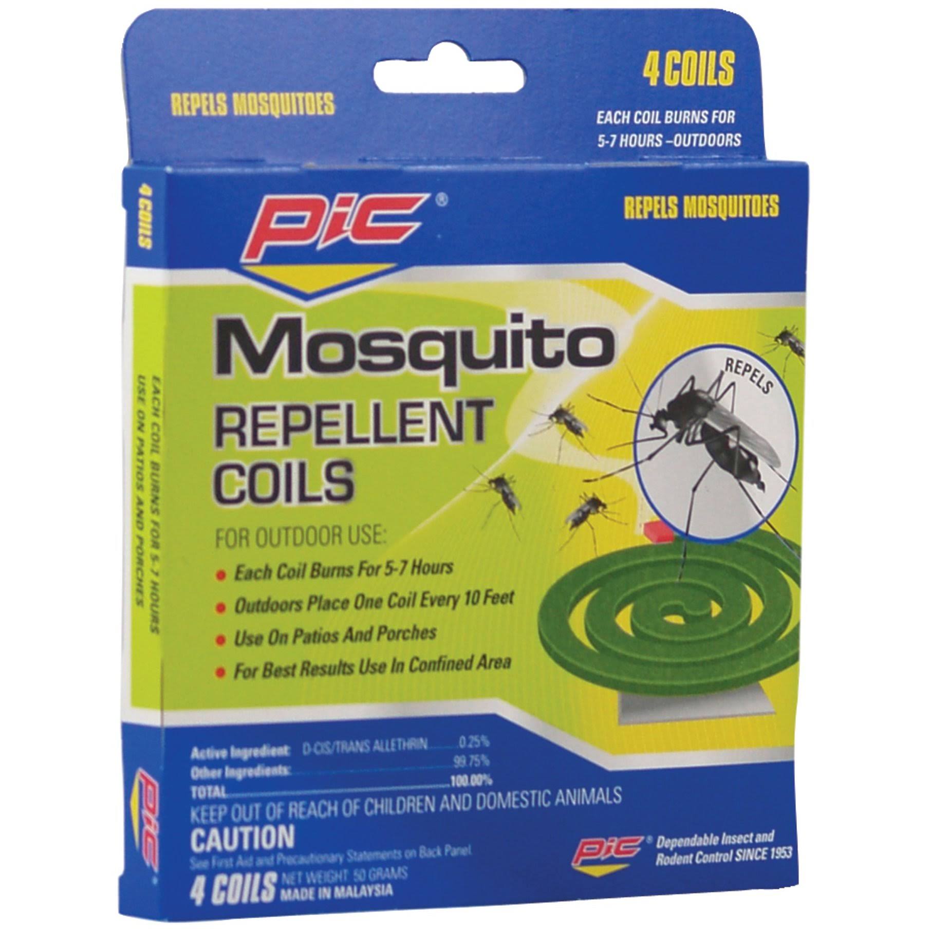 Pic Mosquito Repellent Coils - 4 Pack