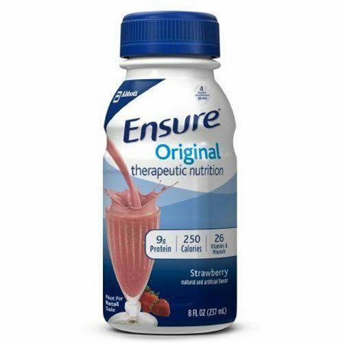 Ensure Original Therapeutic Nutrition Strawberry Flavor, 8 oz (Pack of 6)