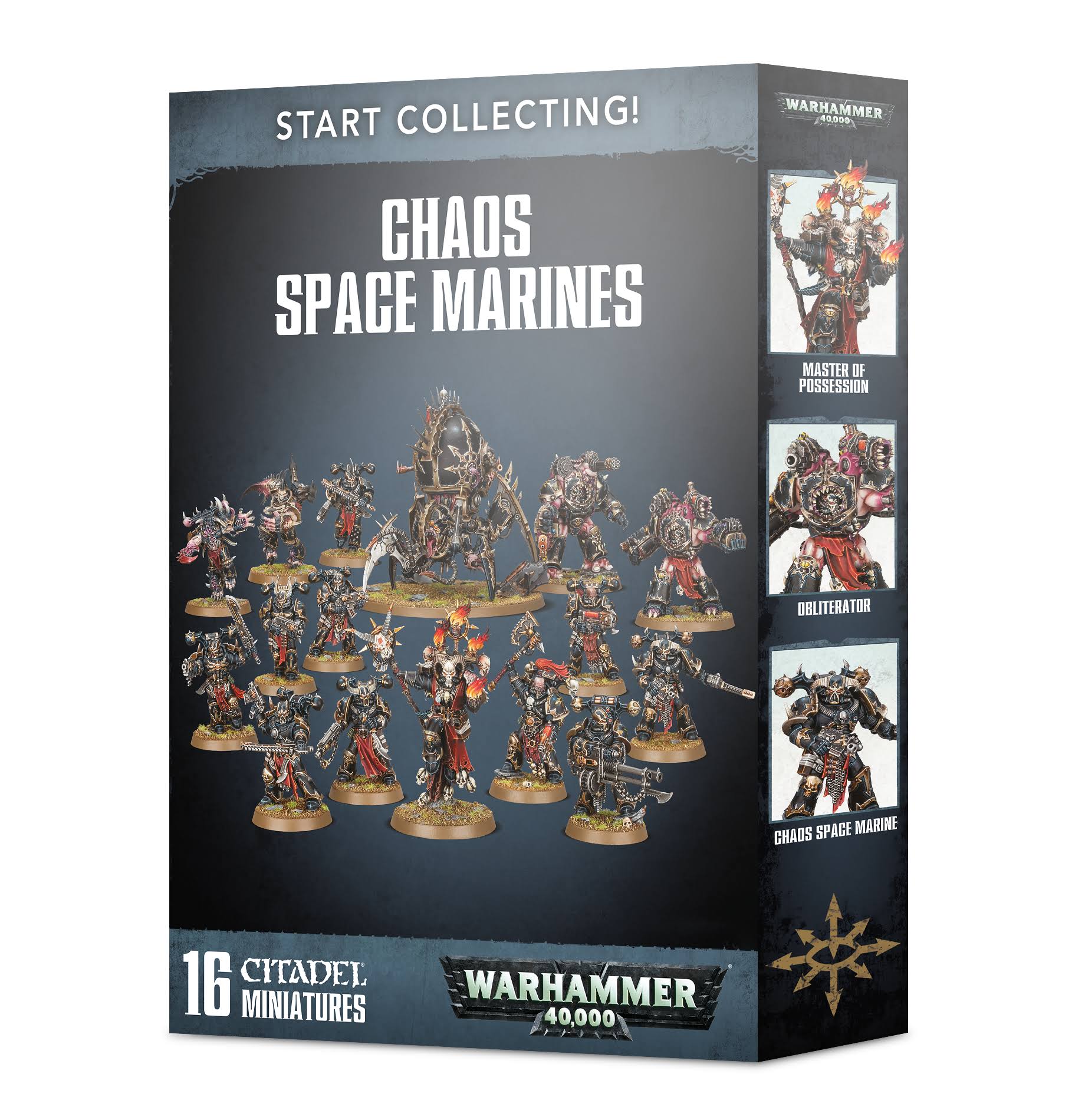 Warhammer 40000 Chaos Space Marines Start Collecting Set