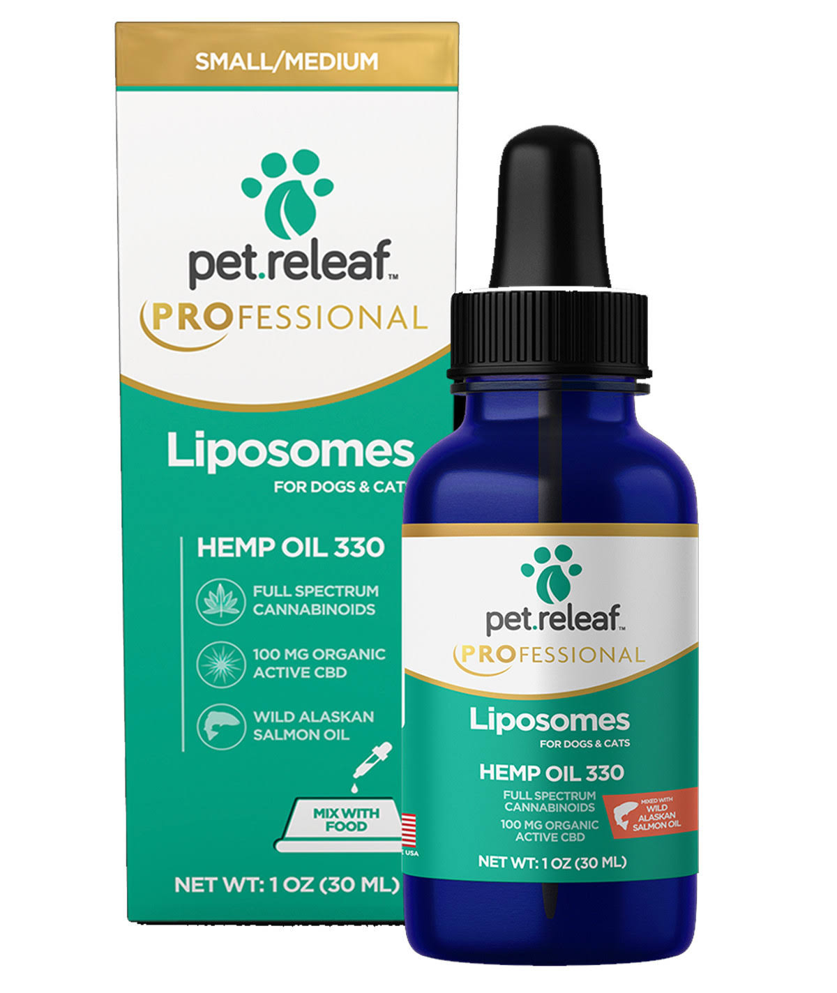 Pet Releaf Liposomes 100 (330) for Dogs & Cats