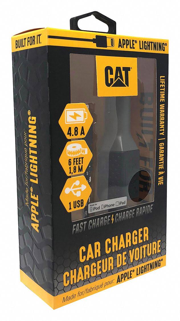 Cat USB Car Charger, Charges Up to 2 Devices CAT-CLA-ACL