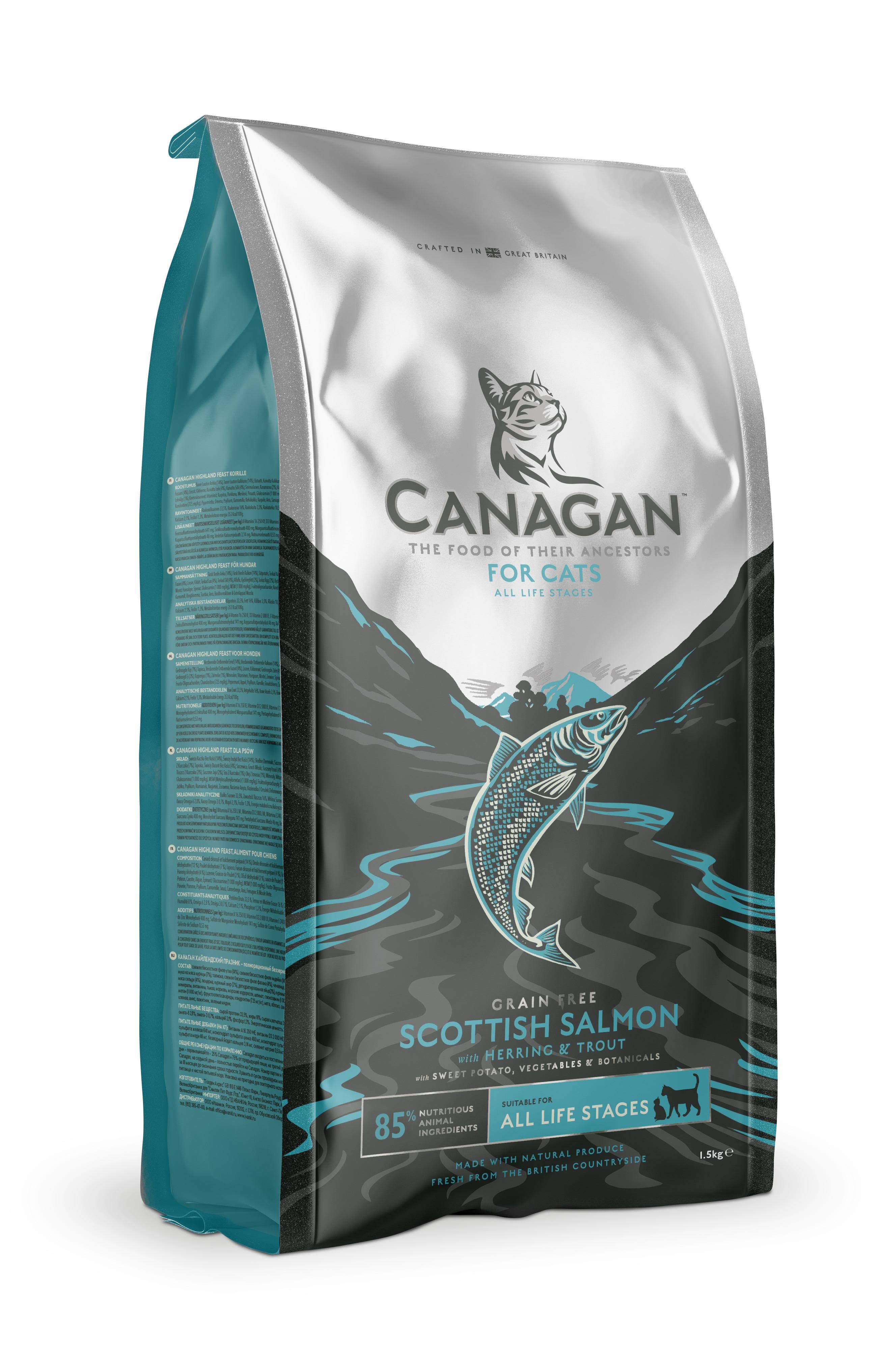 Canagan Scottish Salmon Grain Free Cat Food, 1.5kg