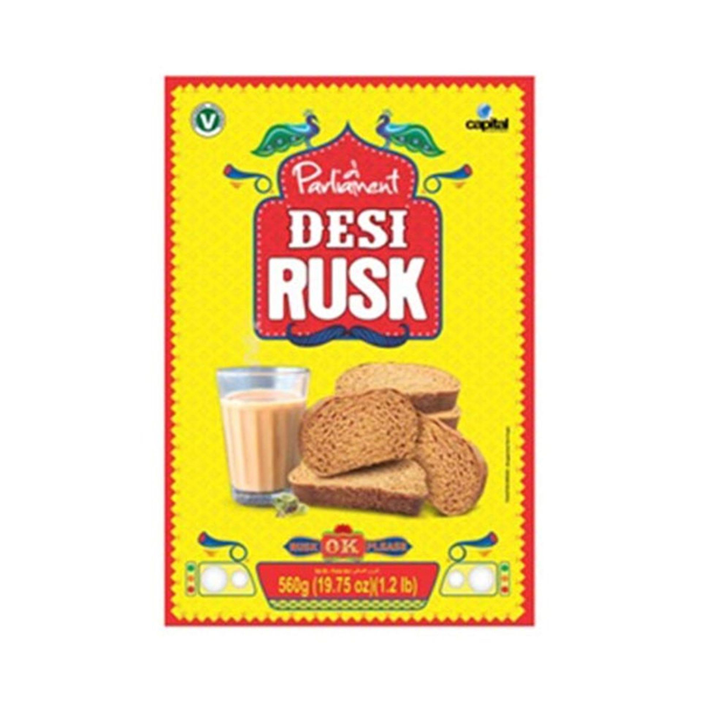 Parliament Desi Rusk - 560 Grams - Mayuri Foods - Delivered by Mercato