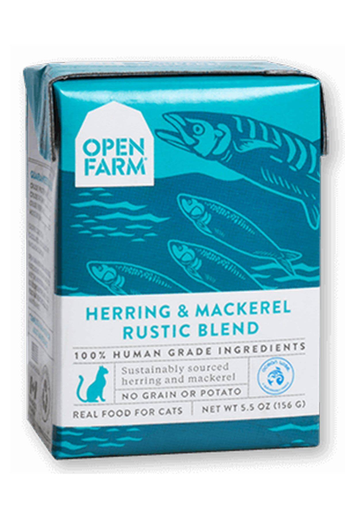 Open Farm Herring and Mackerel Rustic Blend Wet Cat Food 155g
