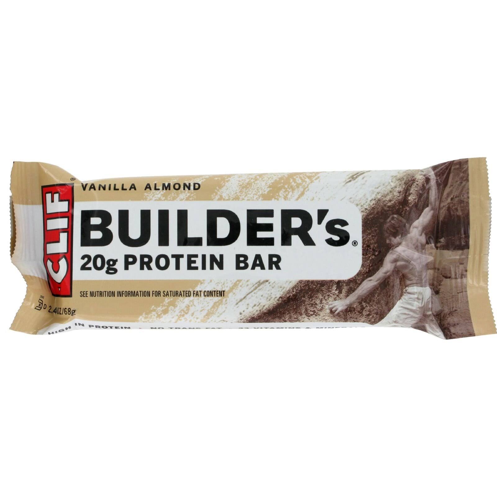 Clif Bar Builder Bar - Vanilla Almond, 20g