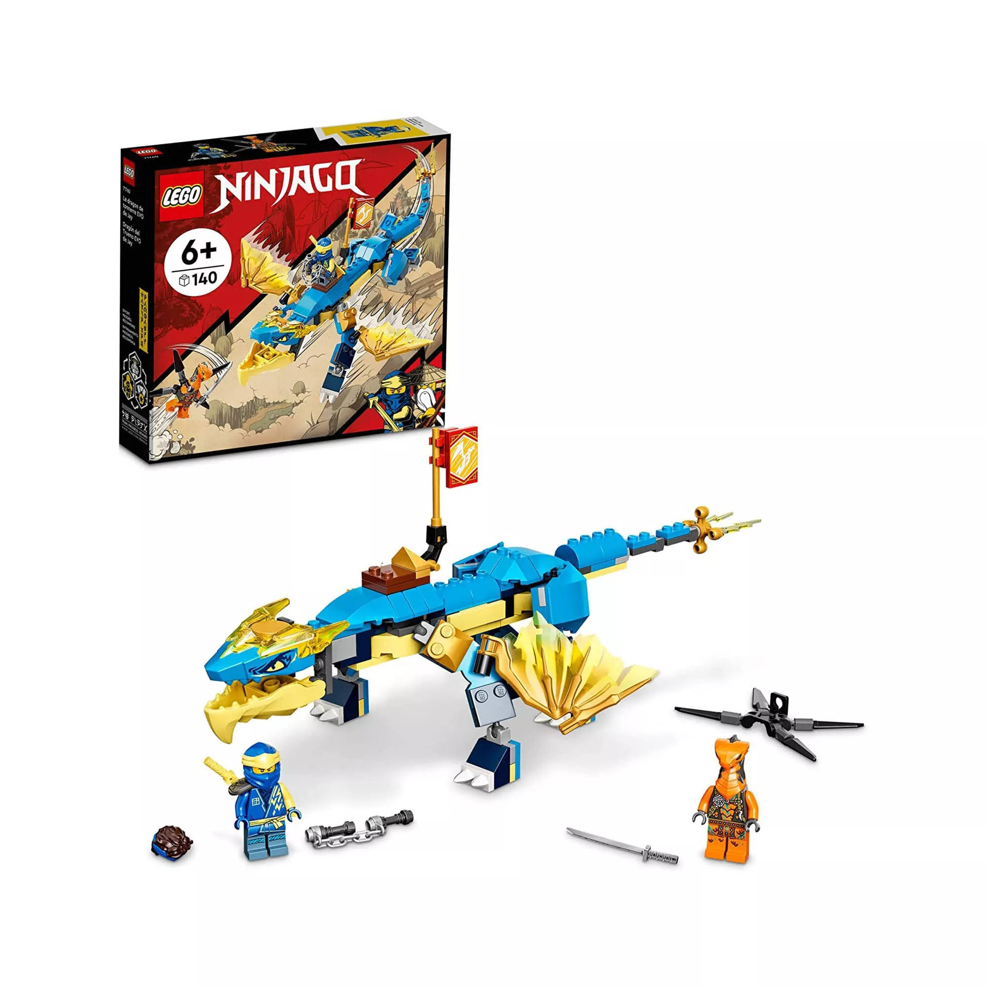 LEGO Jay’s Thunder Dragon Evo Ninjago (71760) Factory Sealed Authentic