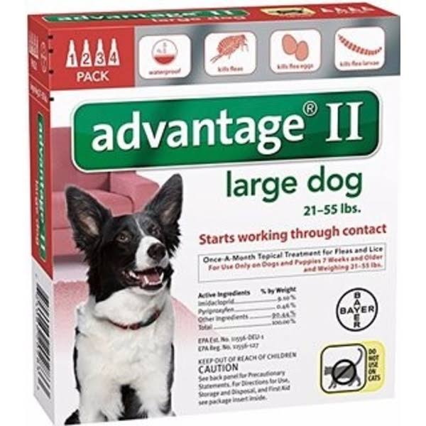 Bayer Advantage II for Large Dogs - 4 ct
