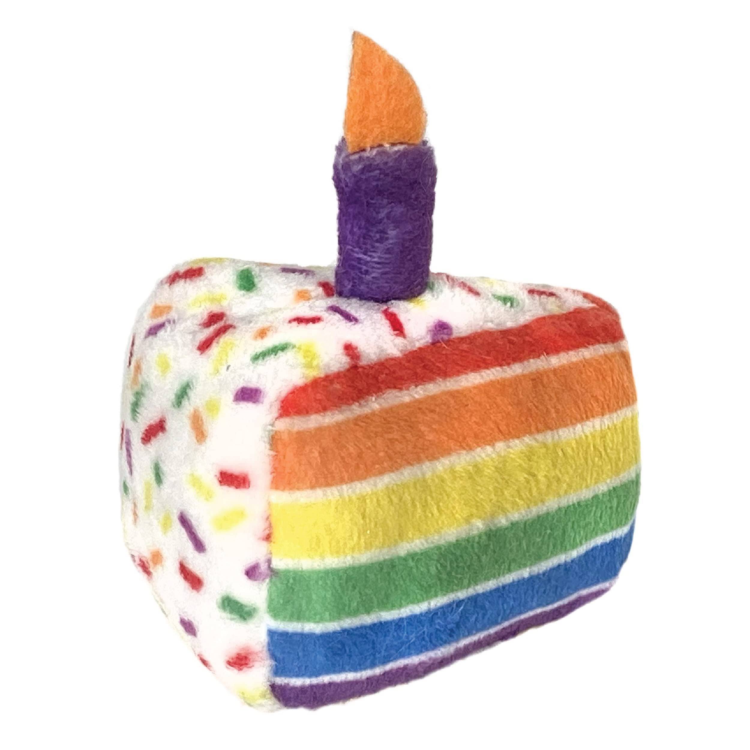 Huxley & Kent Birthday Funfetti Cake Cat Toy