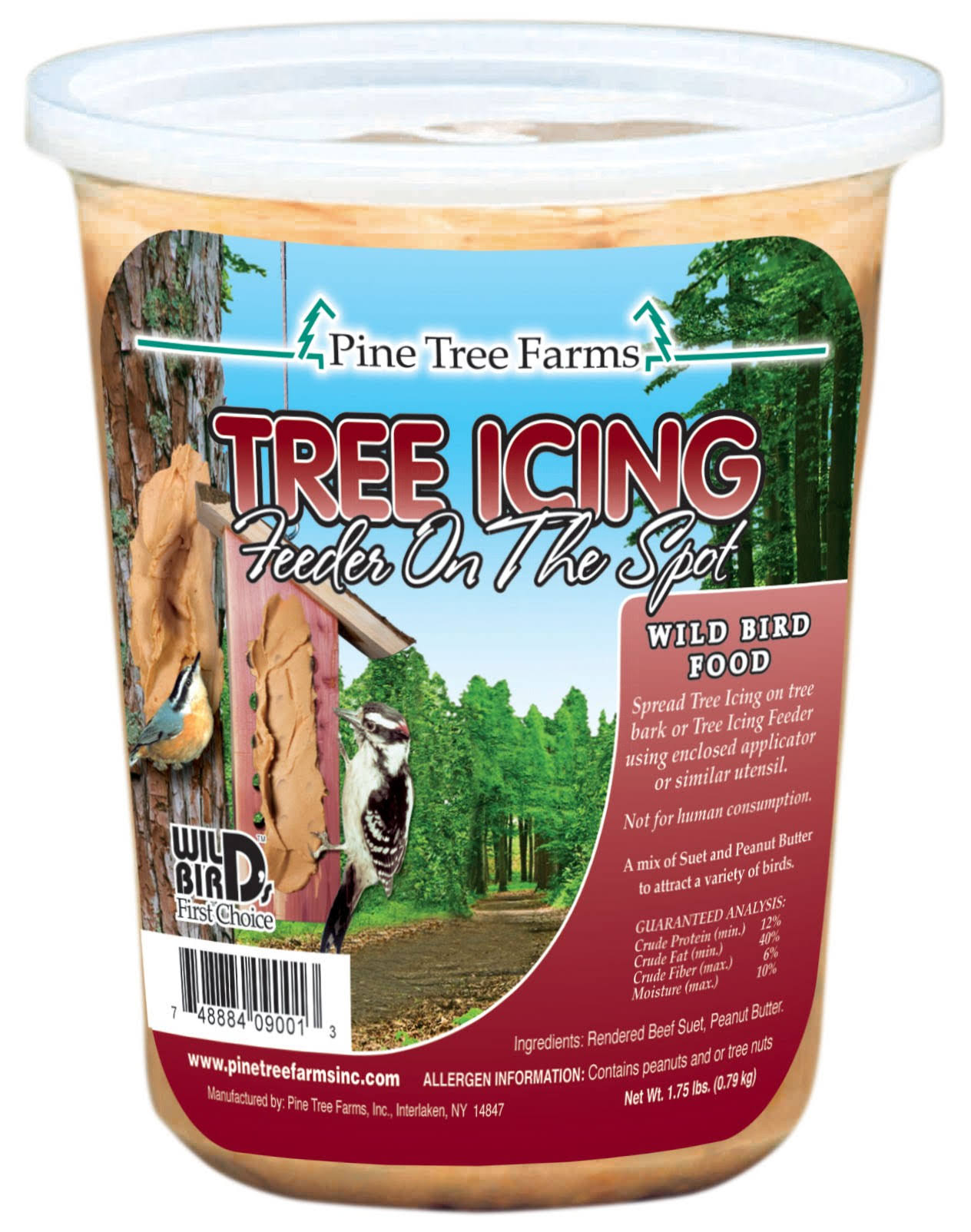 Pine Tree Farms Ptf9001 Tree Icing Suet Spread - 28oz