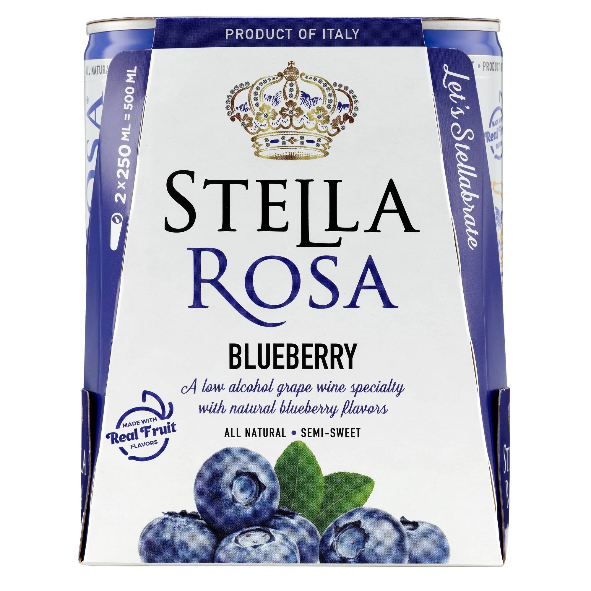 Stella Rosa Blueberry - 2 pack, 250 ml cans