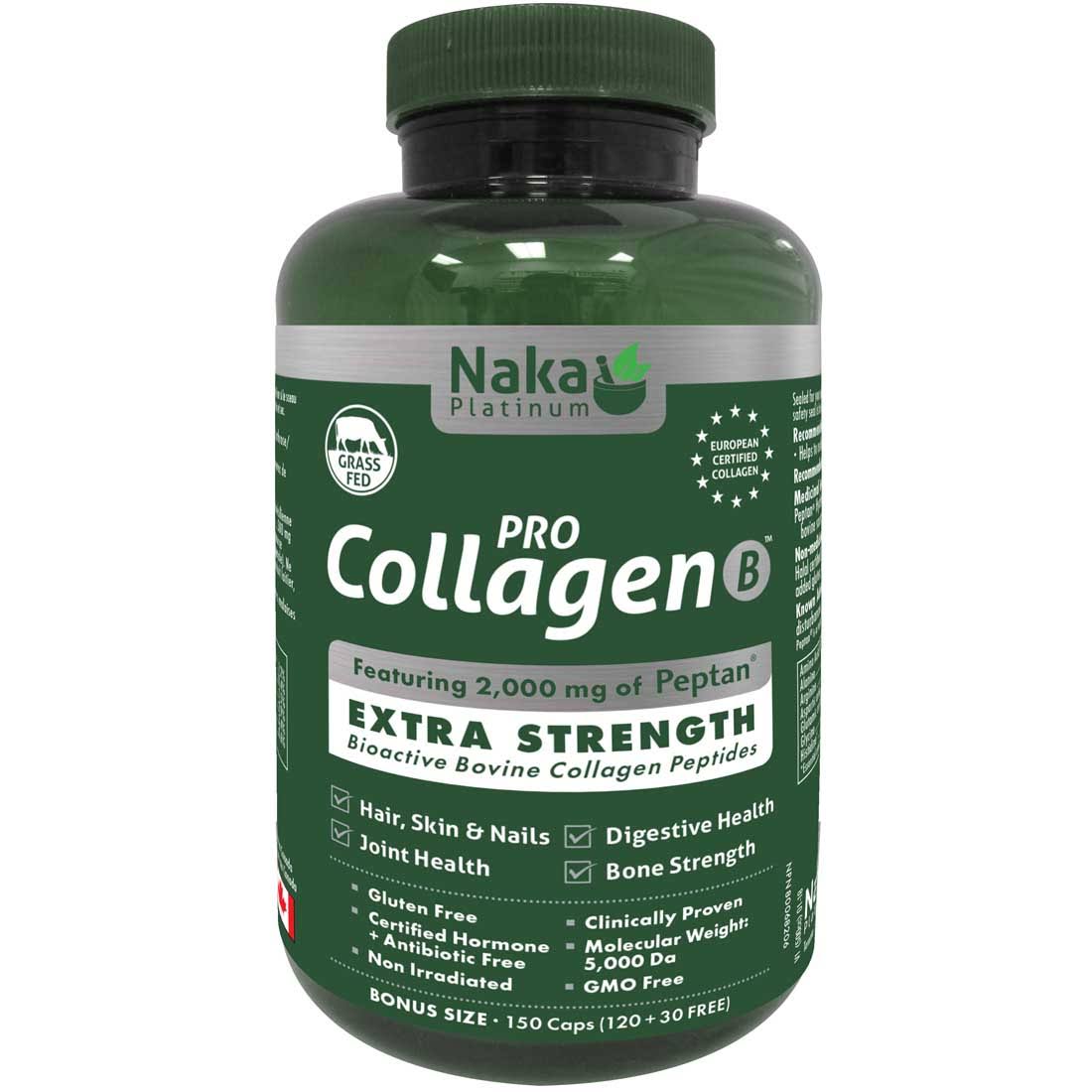 Naka Pro Collagen Bovine Extra Strength (150 Capsules)