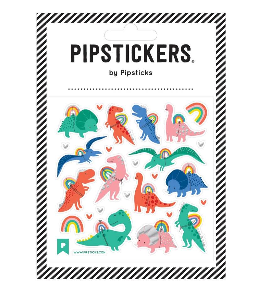 Pipsticks Dinos & Rainbows & Stickers, Oh My! Pipstickers