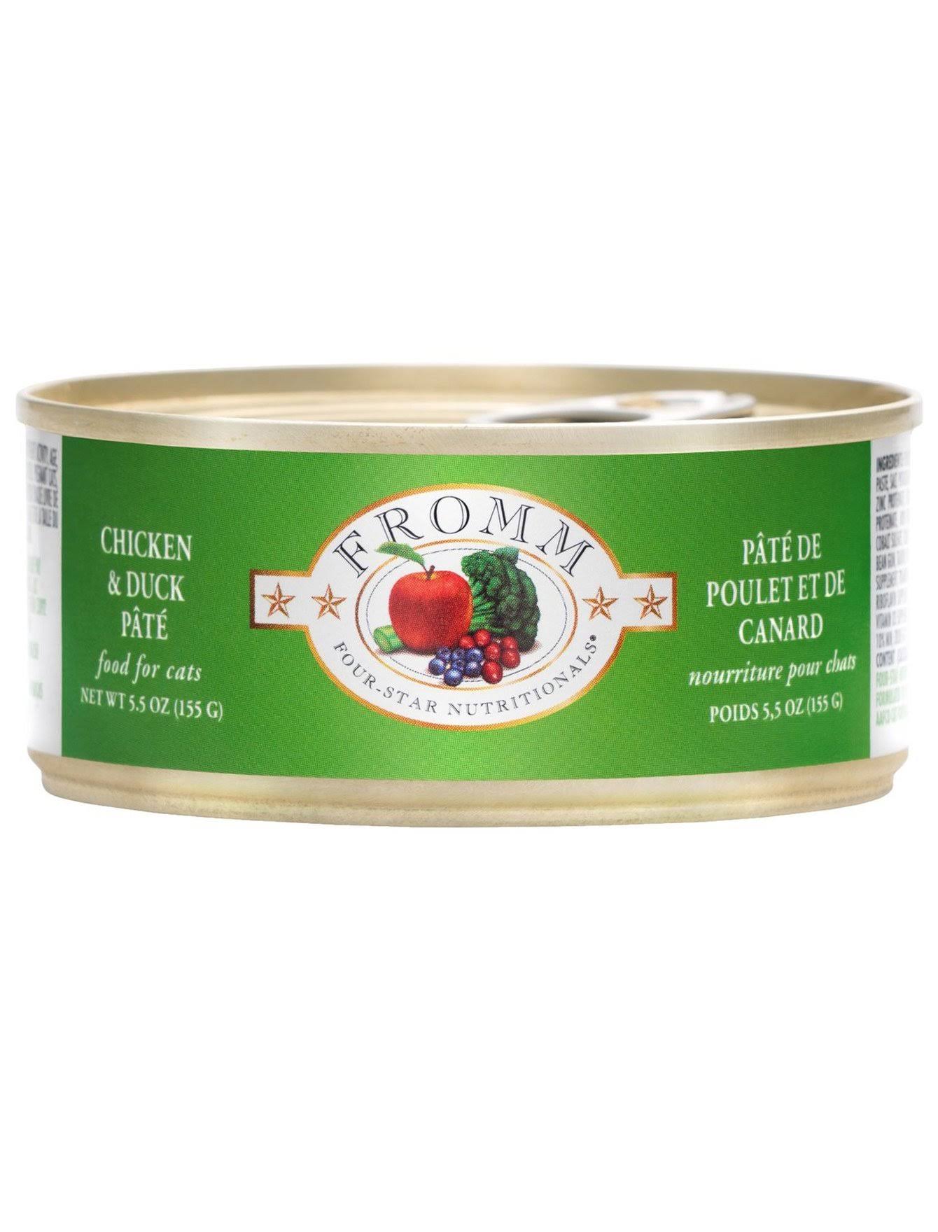 Fromm Four Star Chicken & Duck Pate Cat Food Can 5.5 oz