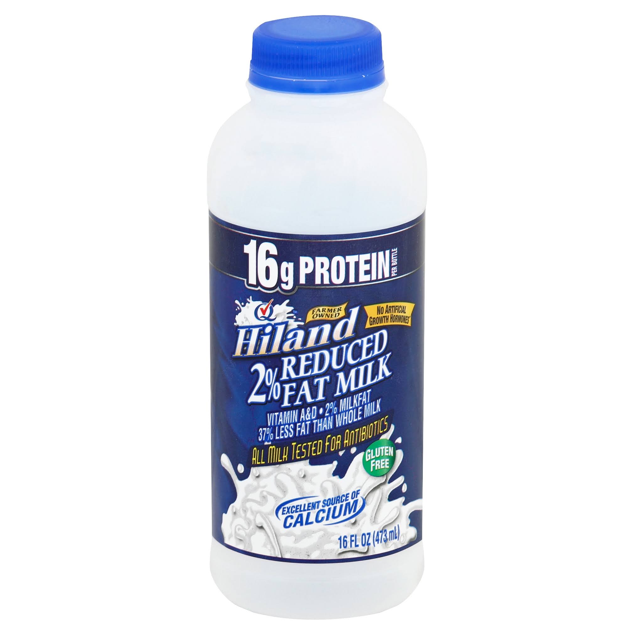 Hiland Reduced Fat Milk - 16oz