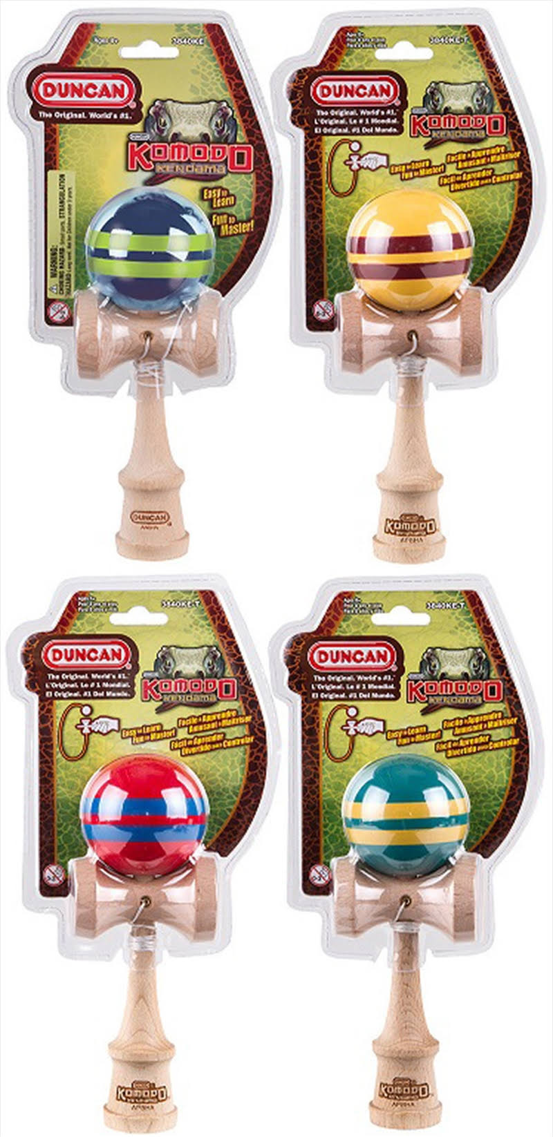 Duncan Komodo Kendama Toy - Color and Styles May Vary