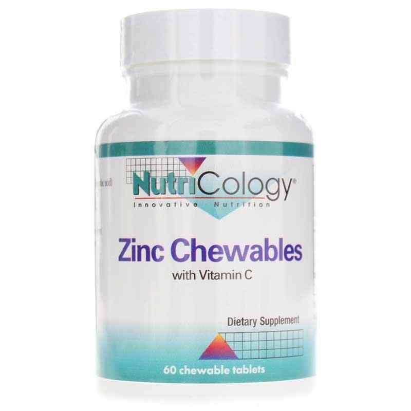 Nutricology - Zinc Chewables with Vitamin C - 60 Chewable Tablets