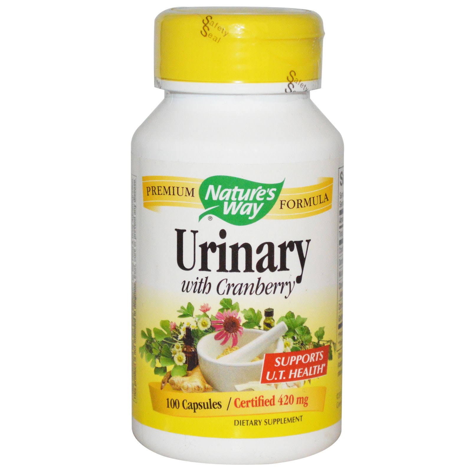 Nature's Way Urinary with Cranberry 420mg Capsules - x100