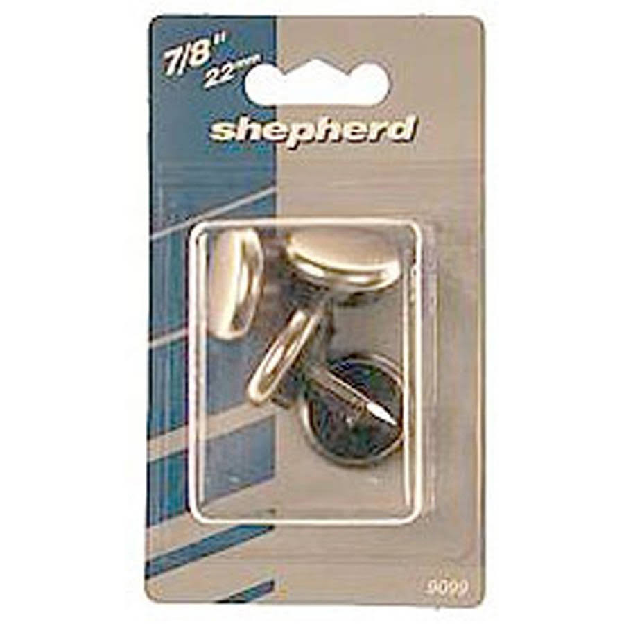 Shepherd Hardware Satin Nickel Base Nail-On Furniture Glides - 1.25in