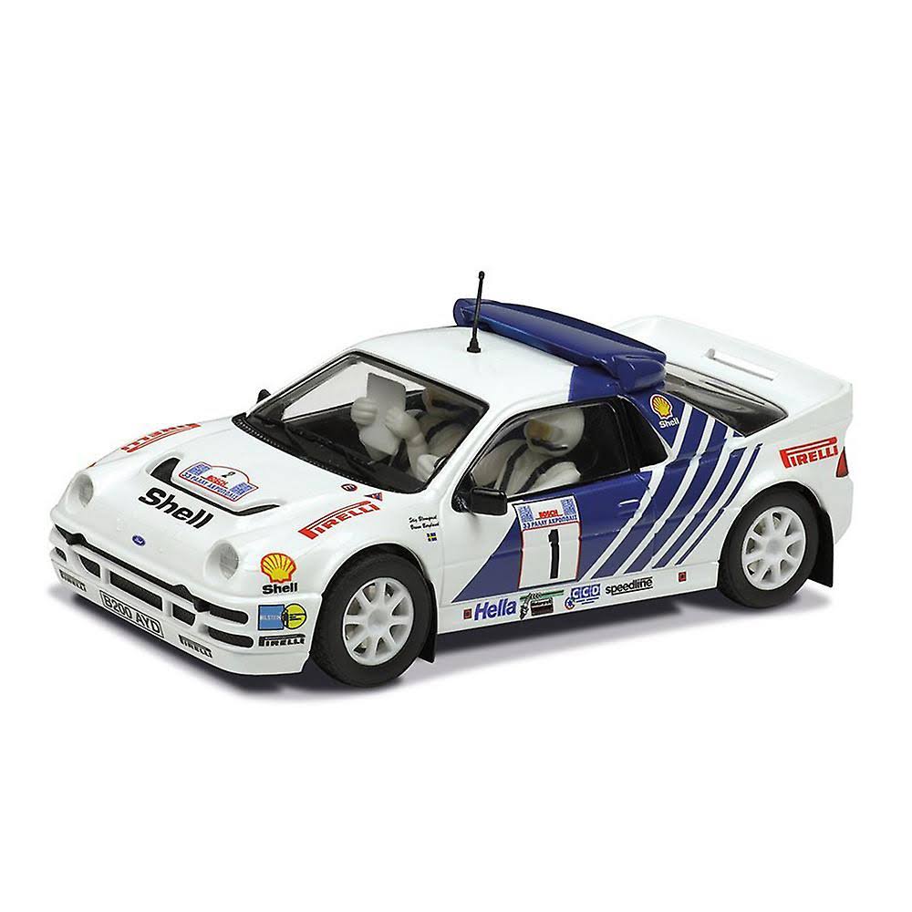 Scalextric Car Ford RS200 Stig Blomqvist 1986 Rally Sweden Model Kit - 1:32 Scale