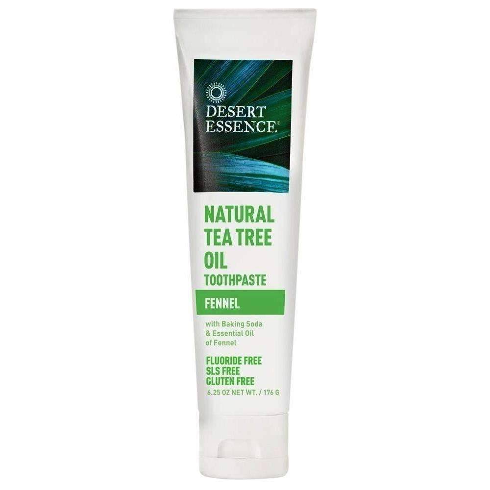 Desert Essence Natural Tea Tree Oil Toothpaste - 185ml