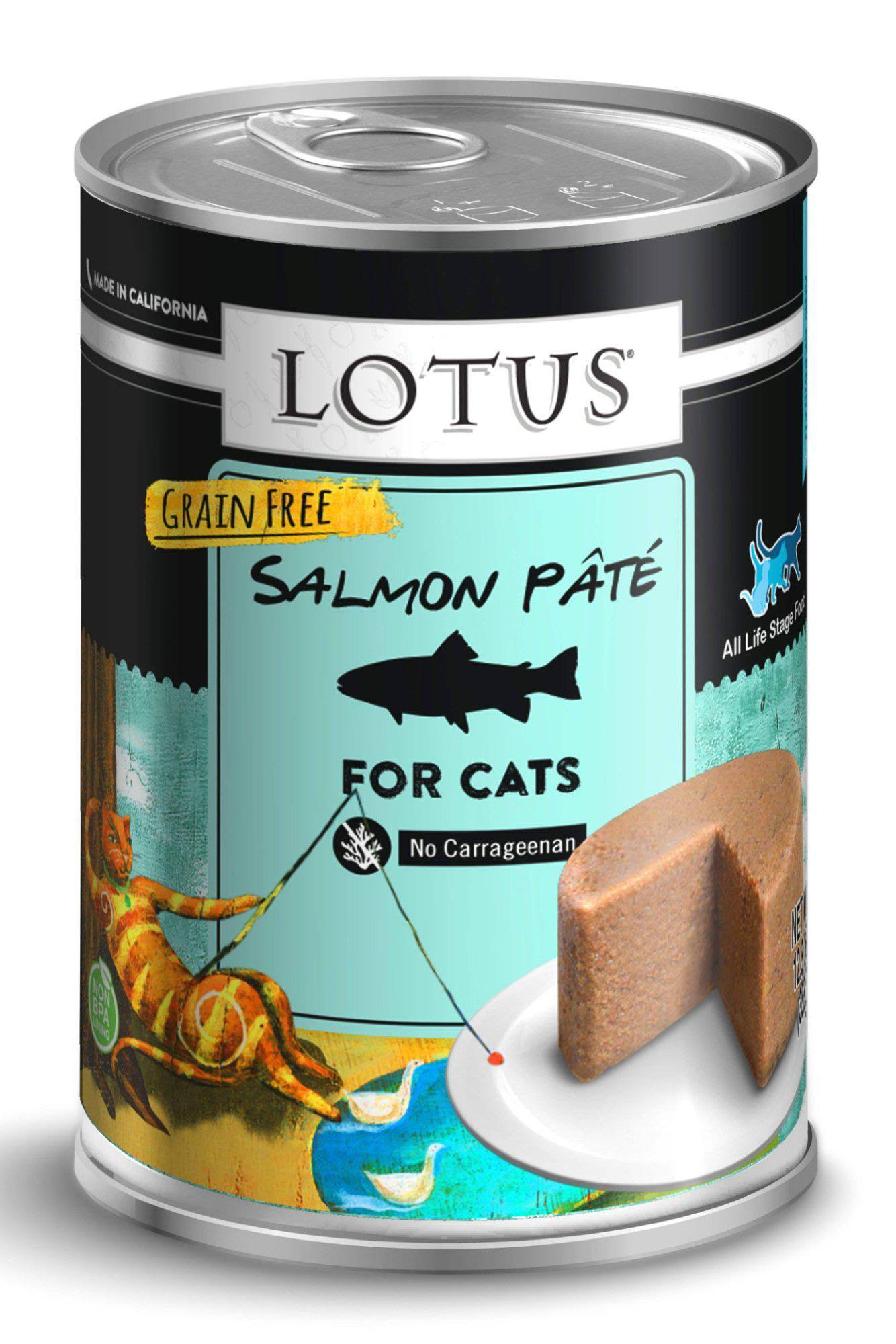 Lotus Grain Free Salmon & Vegetable Pate Canned Cat Food 2.75oz