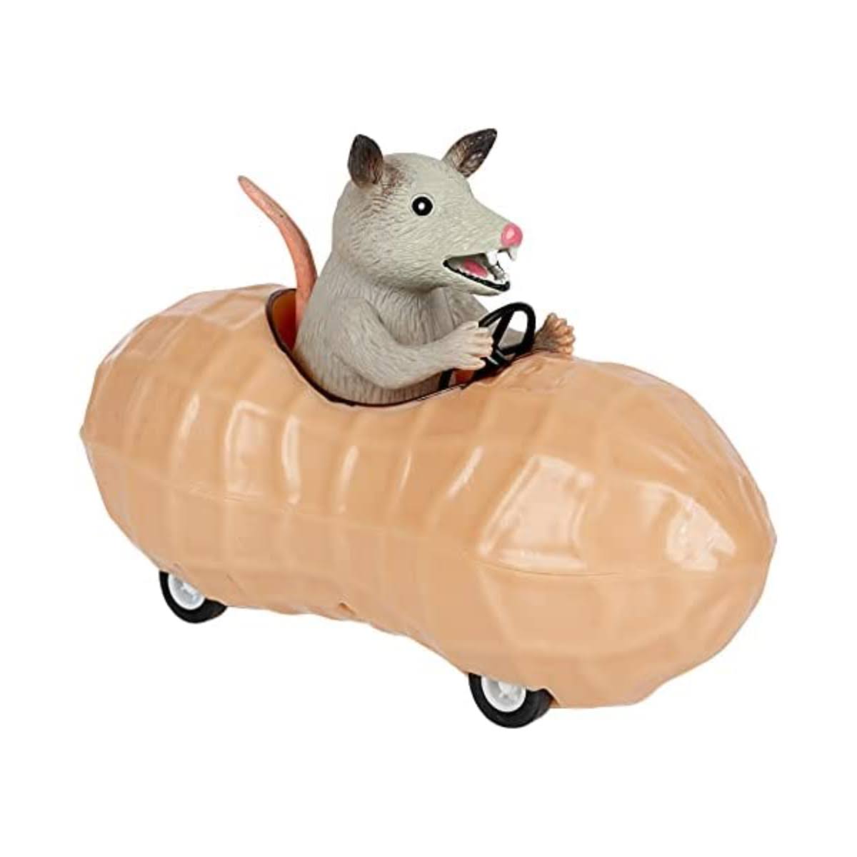 Mcphee Archie Possum in a Peanut Pull Back Toy Car (12967)