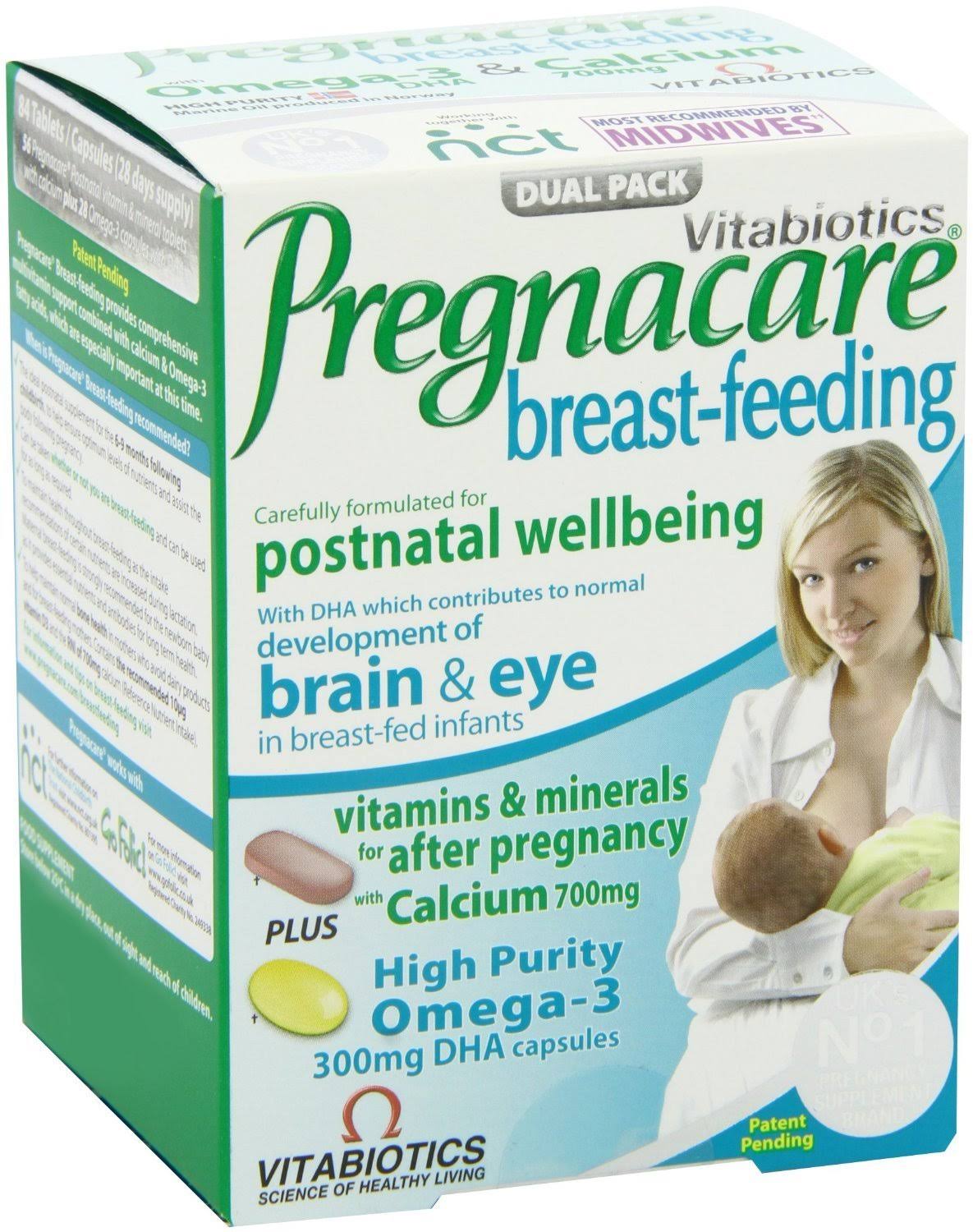 Vitabiotics Pregnacare After Pregnancy Breast-Feeding Supplement - Dual Pack Capsules, 84 Pack