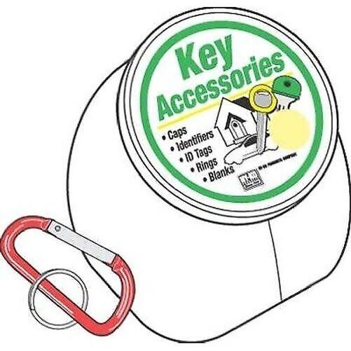 Hy-ko Products KT127 C Clip Key Ring - Aluminum, 3 1/8"