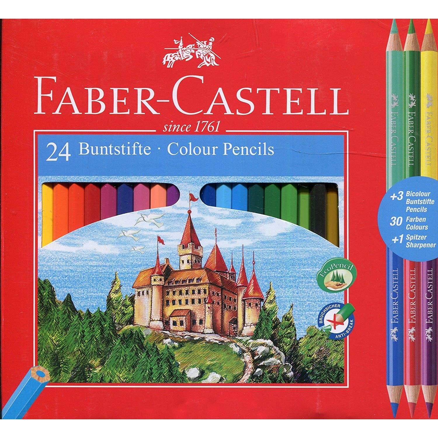 Faber Castell Colouring Pencils - 24