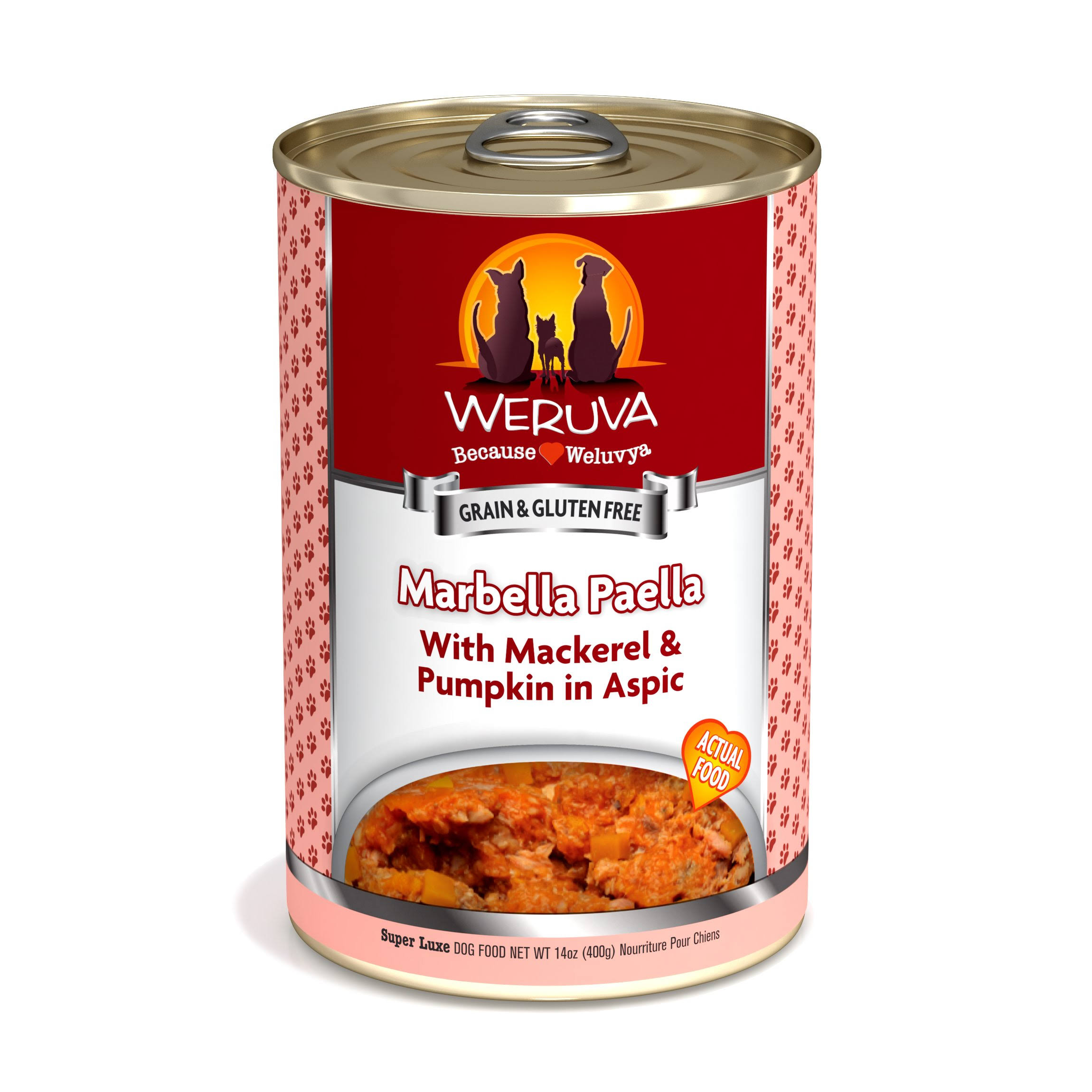 Weruva Canned Dog Food - Marbella Paella with Mackerel and Pumpkin, 14oz