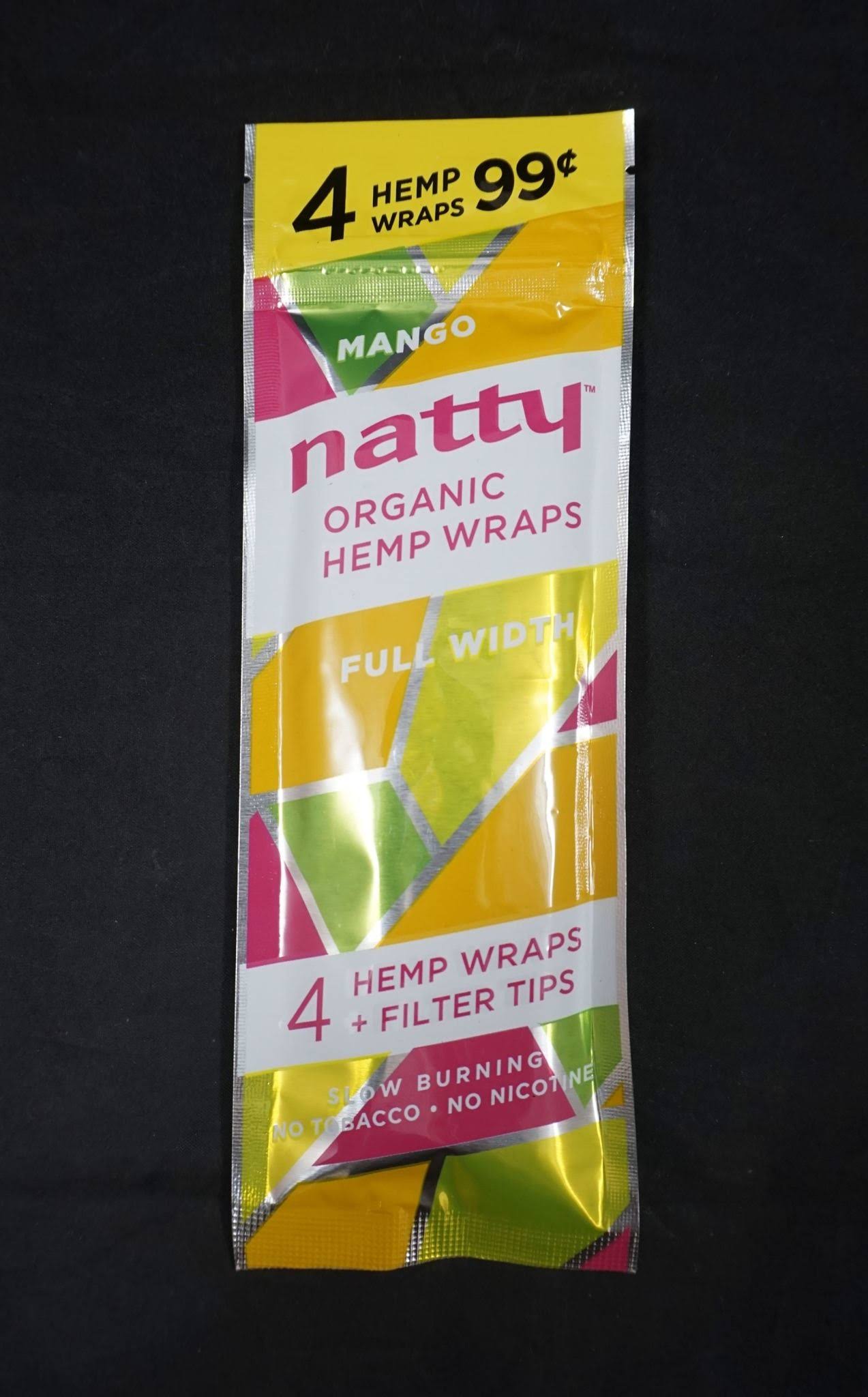 Natty Wraps Natty Organic Hemp Wraps Mango