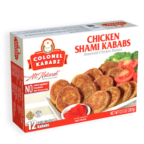 Colonel Kababz Frozen Chicken Shami Kababs - 13.5 oz